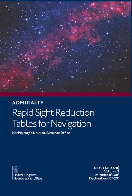 NP 303(2) - Sight Reduction Tables, Vol II. (Epoch 2018)